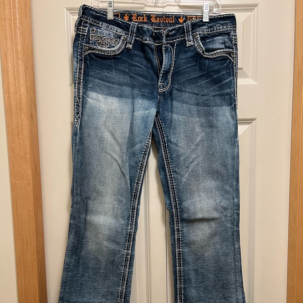 Rock Revival Yanka mid rise boot size 32